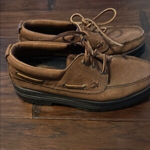 Polo by Ralph Lauren Brown Leather Boat Shoes